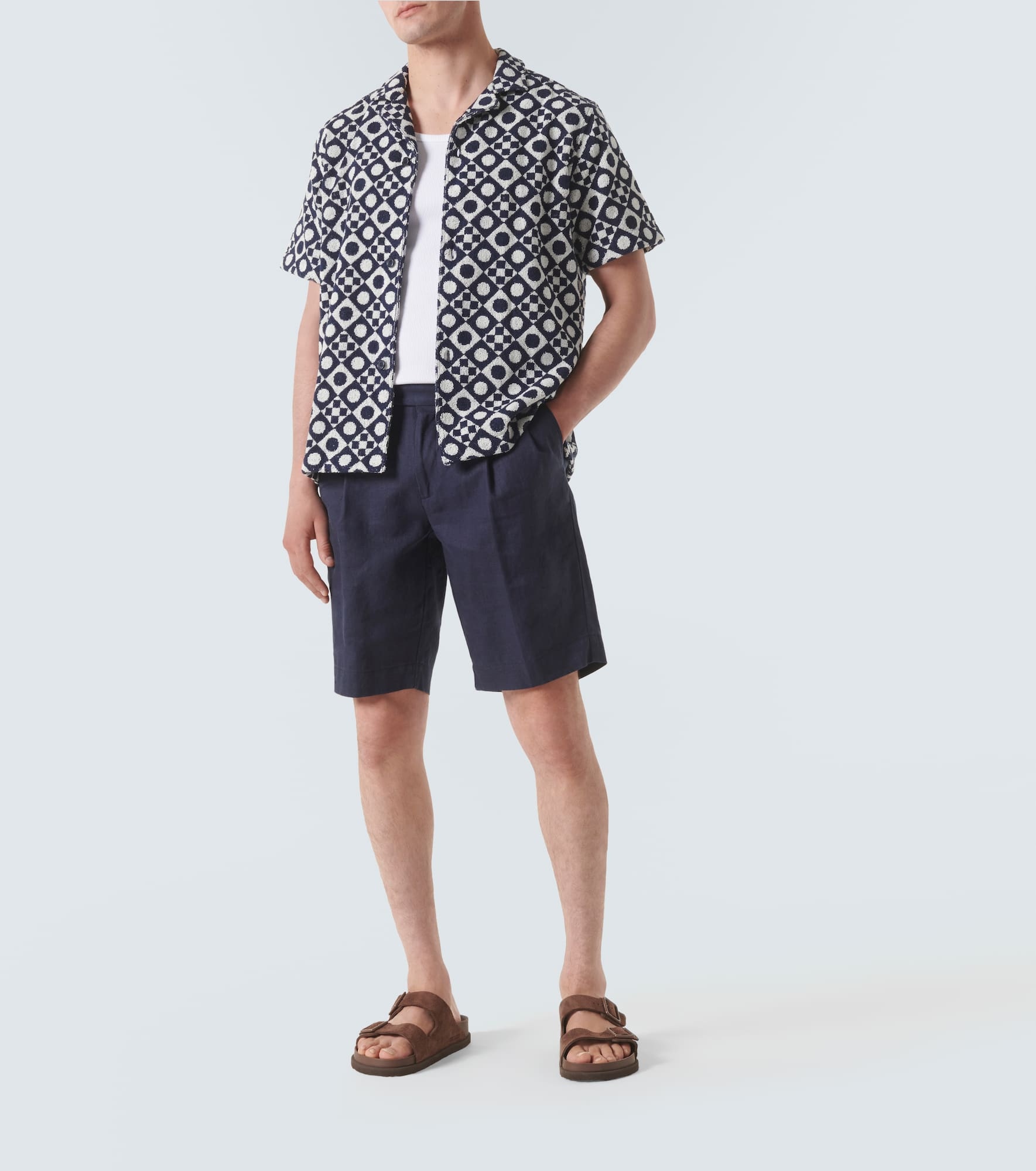 Howell printed cotton terry shirt - 2