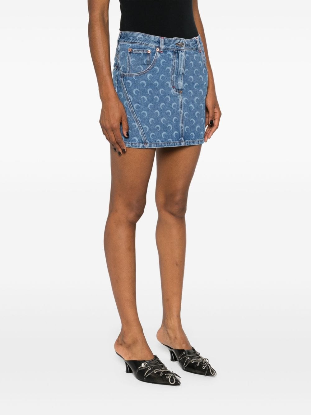 Deadstock denim miniskirt - 3