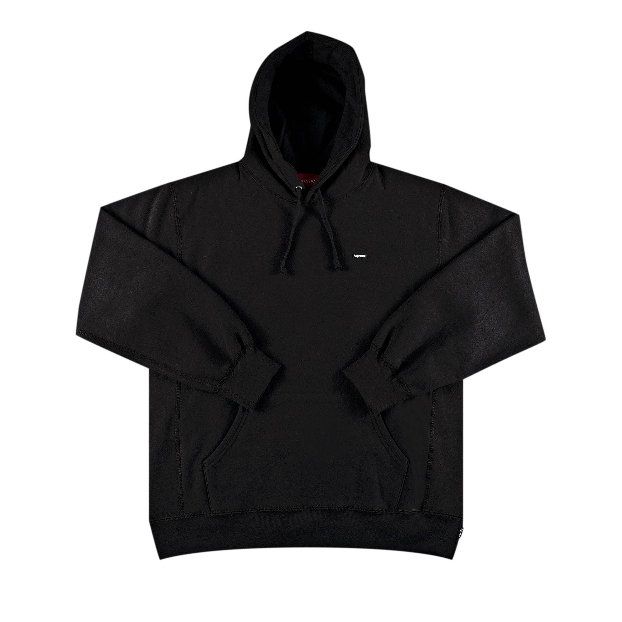 Supreme Small Box Hooded Sweatshirt 'Black' - 1