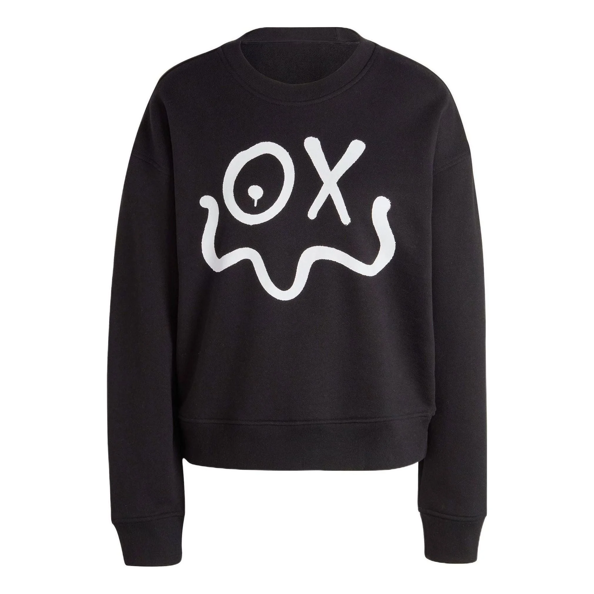 (WMNS) adidas Originals x Andr Saraiva Sweatshirt 'Black' HY4267 - 1