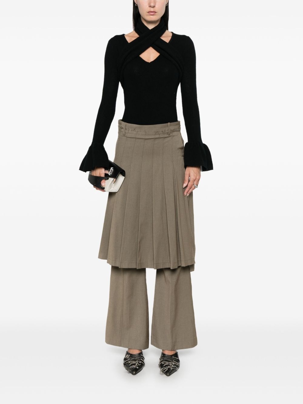 cross-knitted sweater - 2