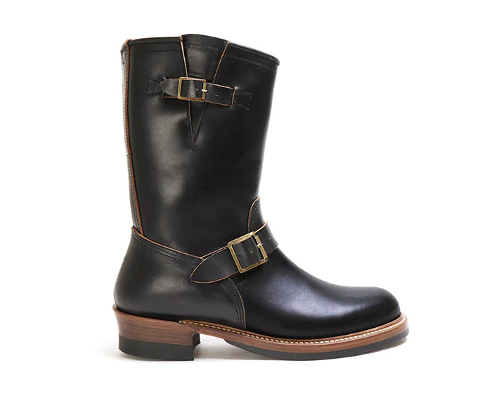 LK-003 Wabash Engineer Boots Horween CXL Black - 4