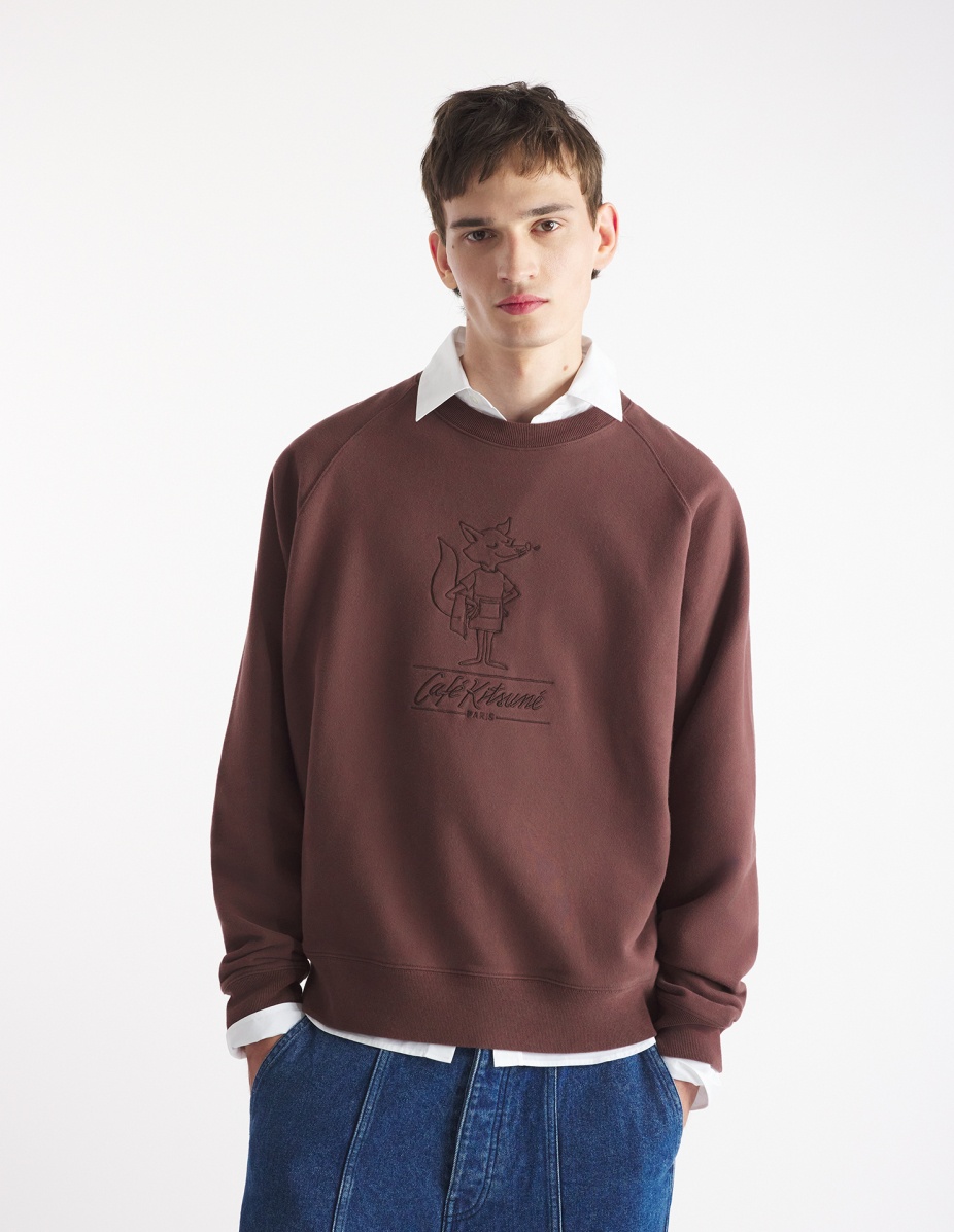 BARISTA FOX OVERSIZED RAGLAN SWEATSHIRT - 4