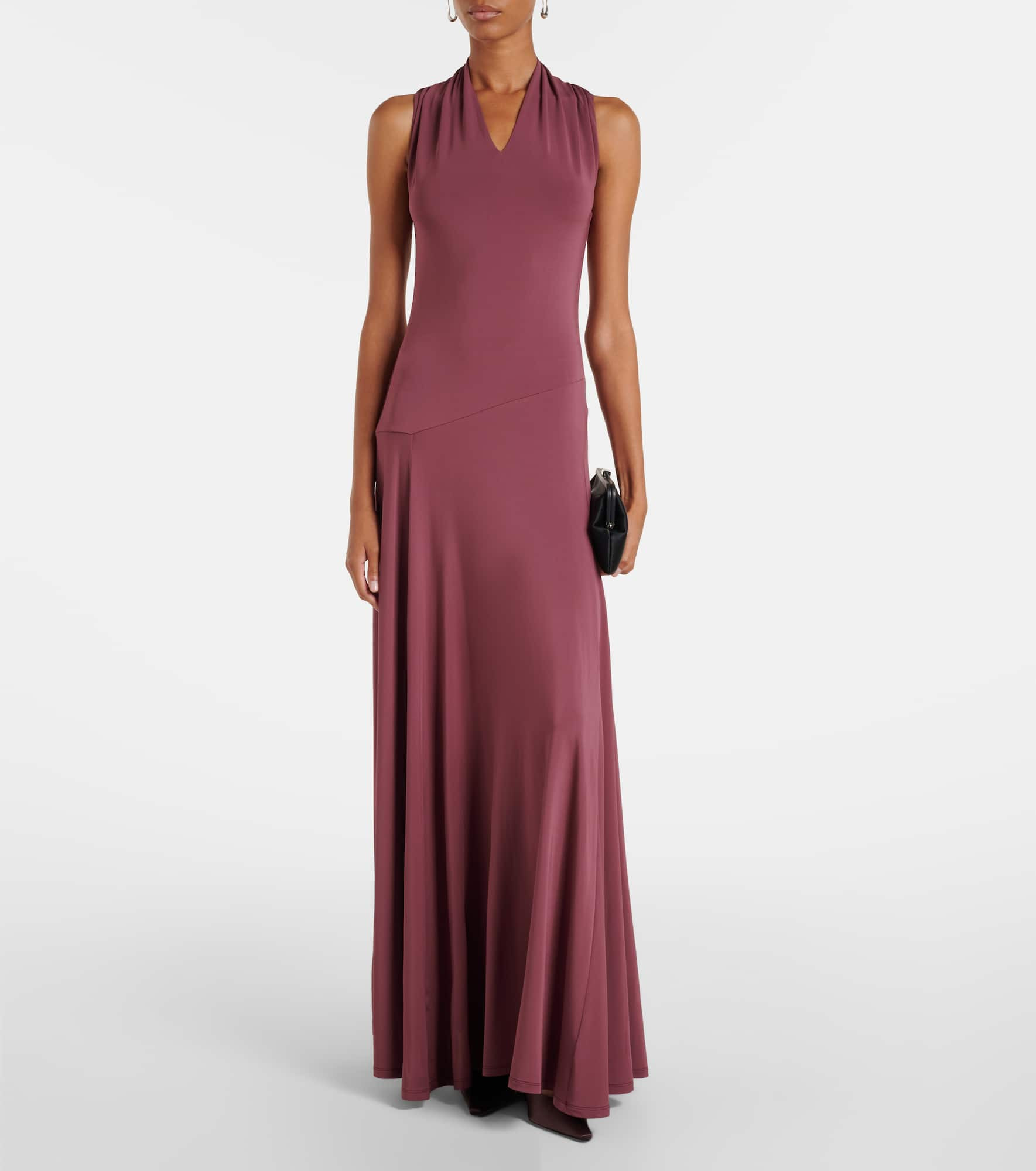 Vina crêpe maxi dress - 2