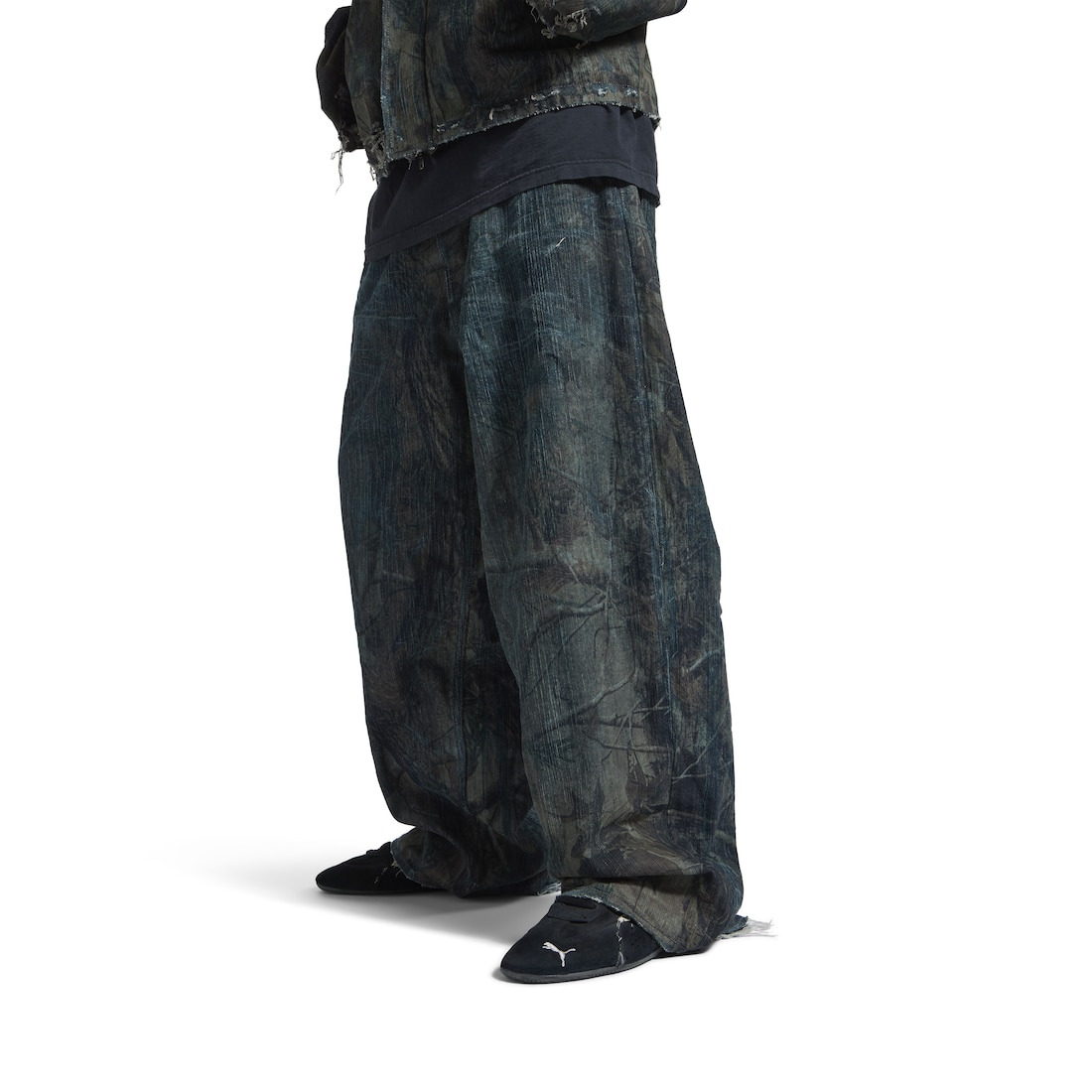 Men's Baggy Pants in Brown - 5