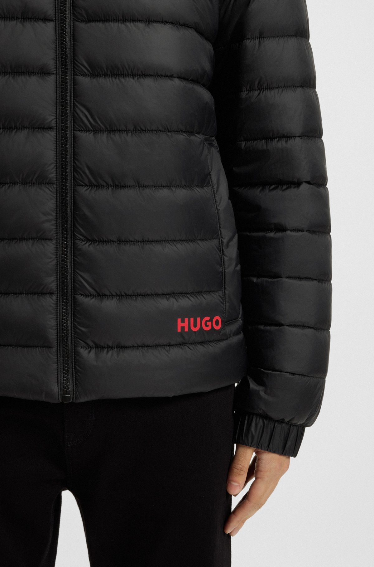 LIGHTWEIGHT WATER-REPELLENT JACKET WITH RED LOGO - 6