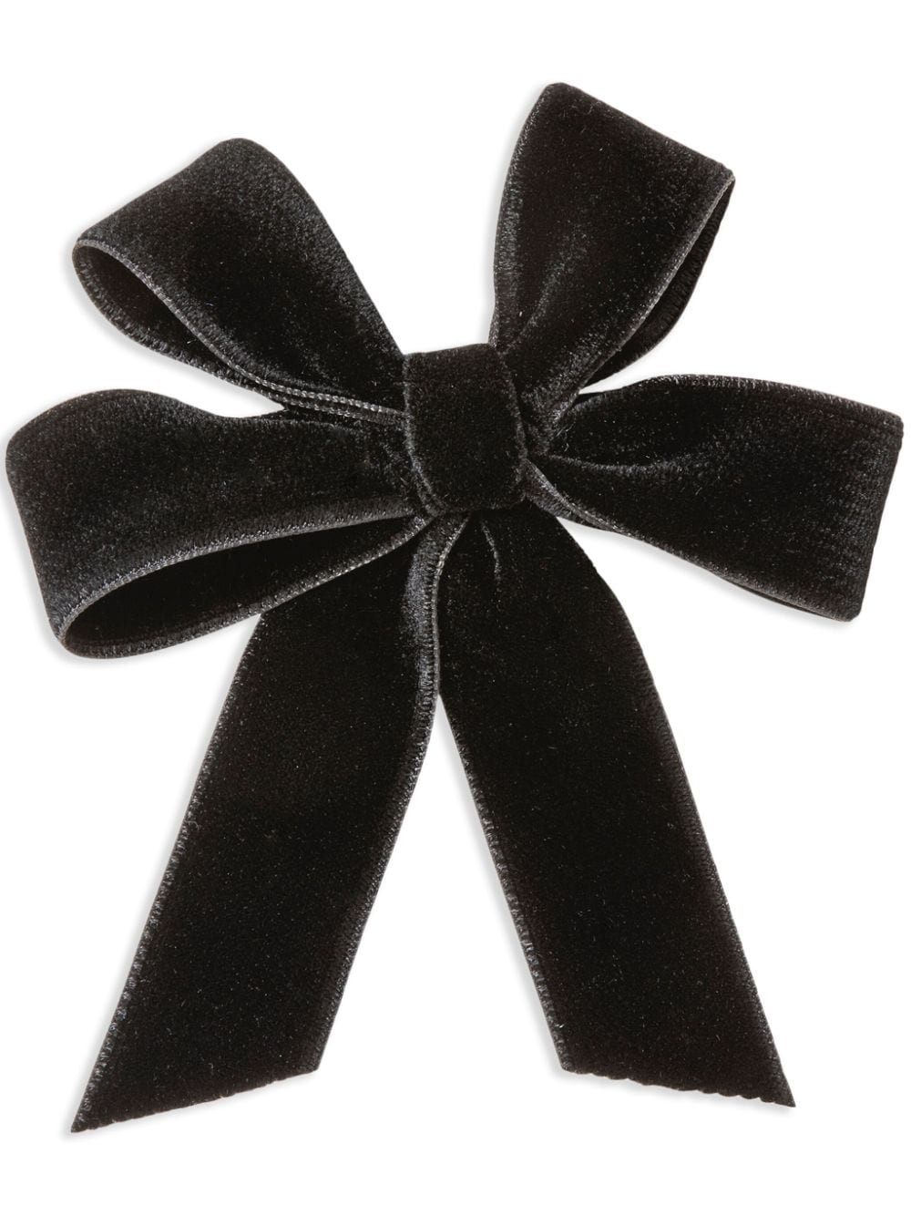 Jennifer BEHR Naples Satin Bow Hair Clip - Black