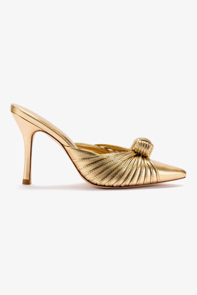 Valerie Pump In Gold Metallic Leather 1