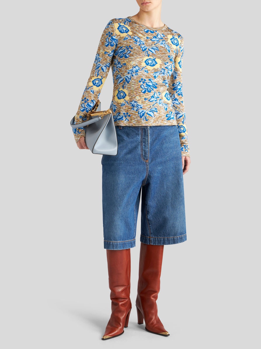 KNIT JACQUARD TOP - 2