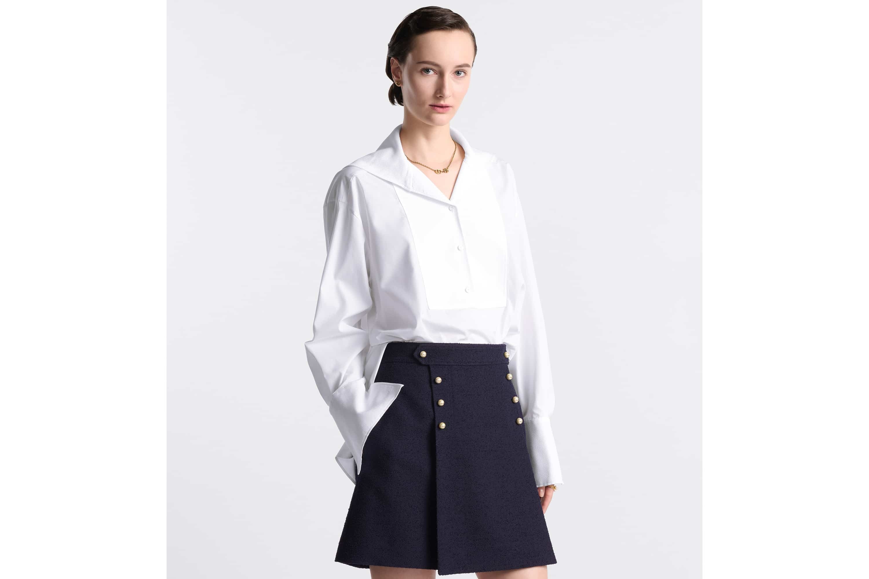 Blouse with Sailor Collar - 2