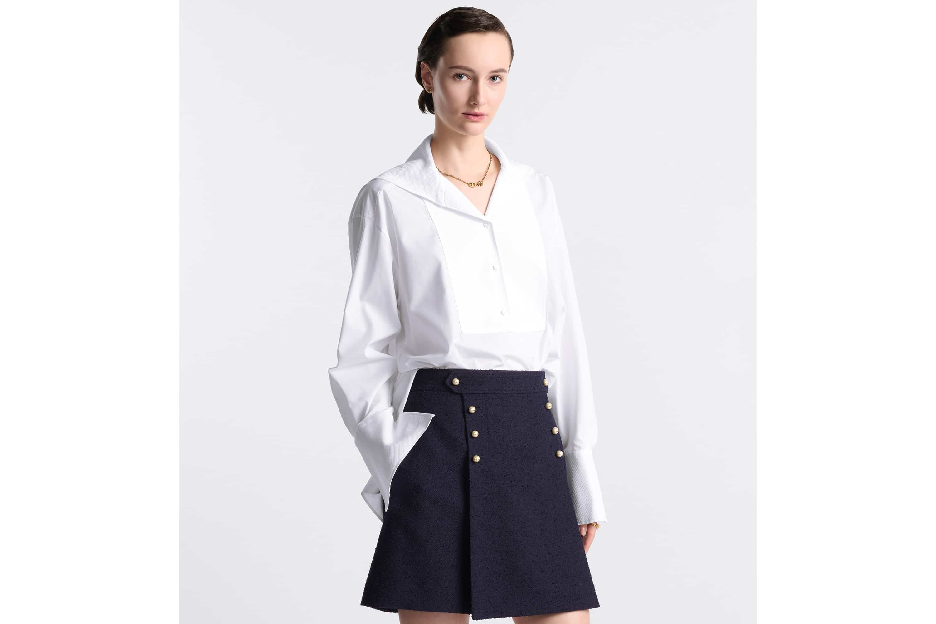 Blouse with Sailor Collar - 2