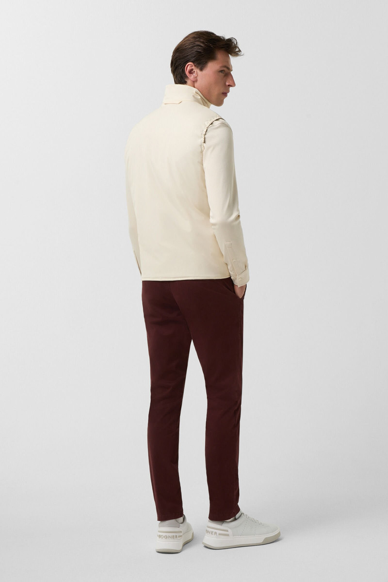 Conner vest in Cream 3