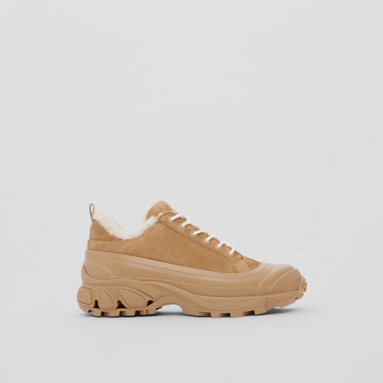 Suede and Shearling Arthur Sneakers - 1