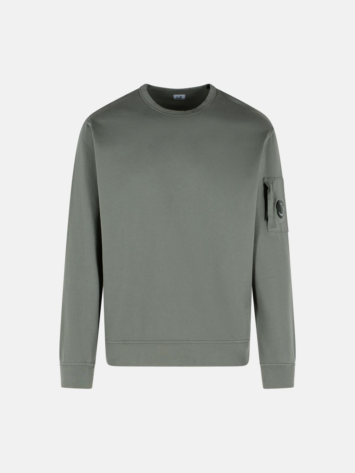 GRAY COTTON SWEATSHIRT - 1