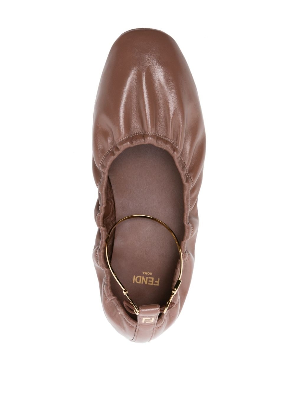 leather ballerina shoes - 4
