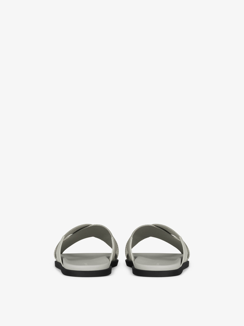 G PLAGE SANDALS WITH CROSSED STRAPS IN WEBBING 6