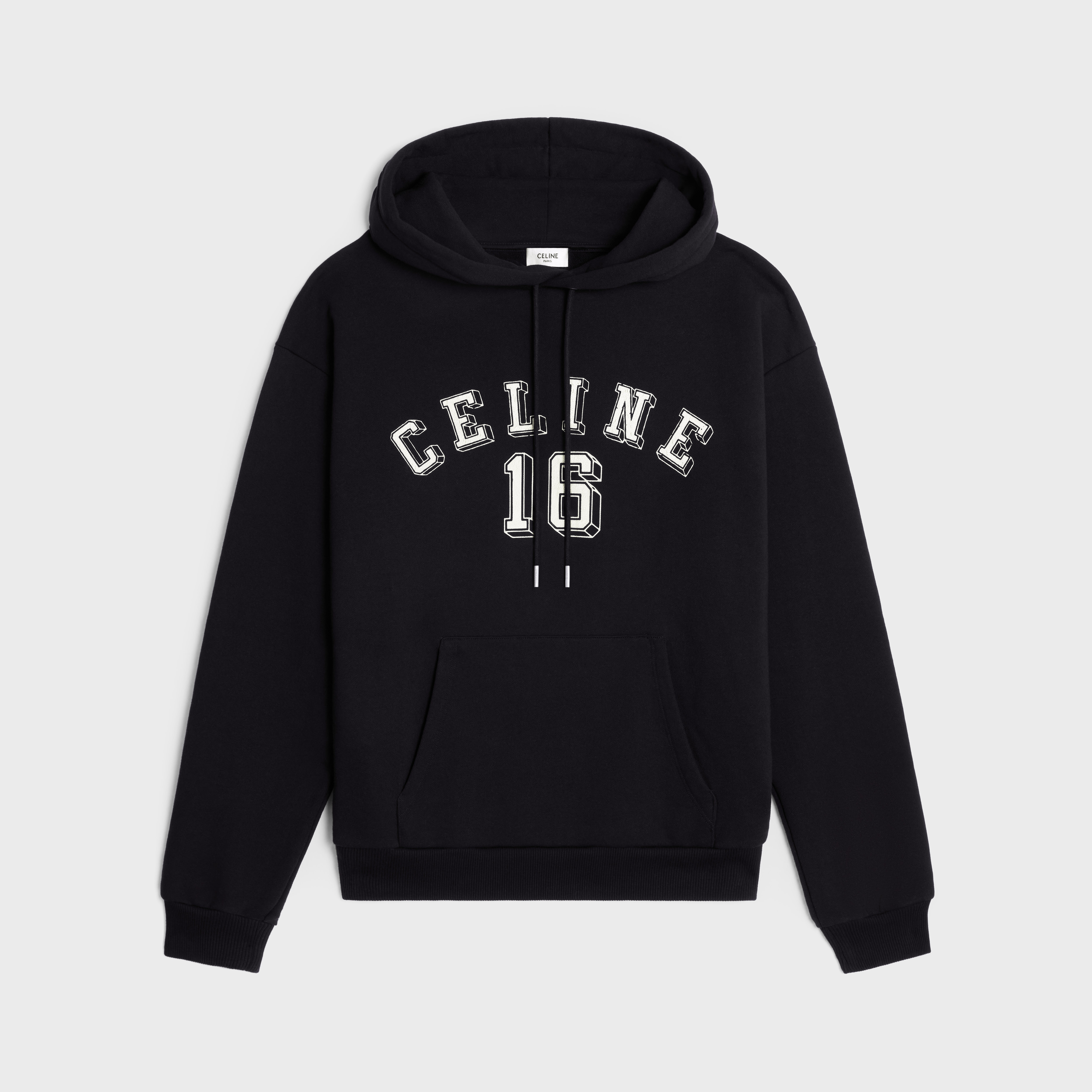 celine 16 loose hoodie in COTTON FLEECE - 1