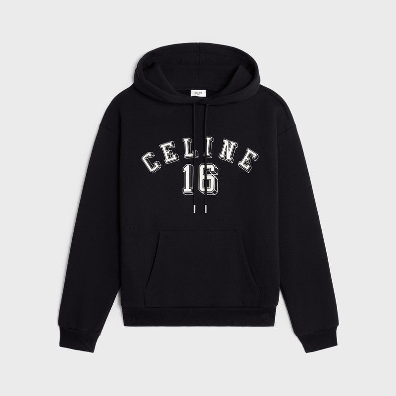 celine 16 loose hoodie in COTTON FLEECE 1