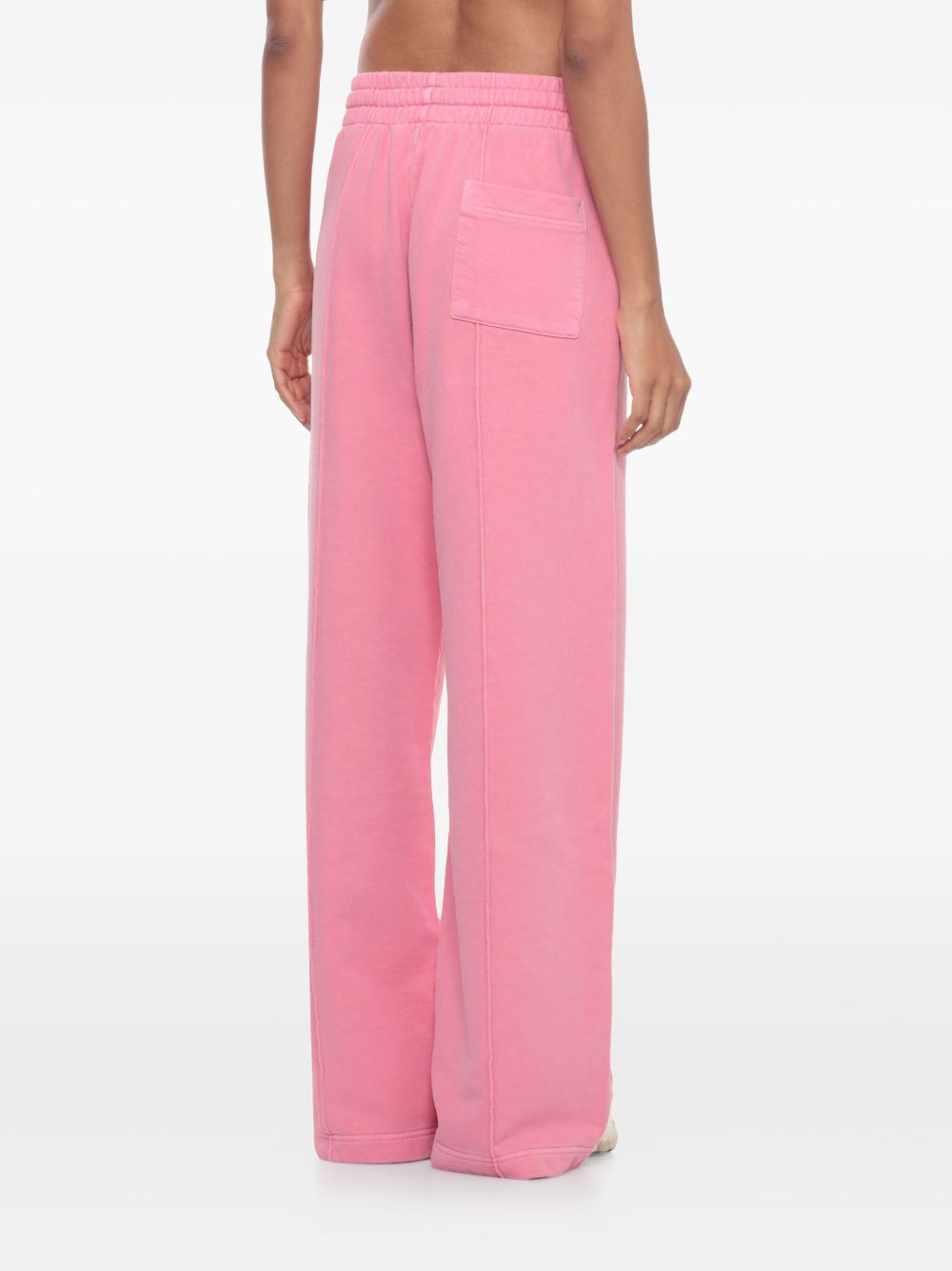 logo-appliqué palazzo trousers - 4