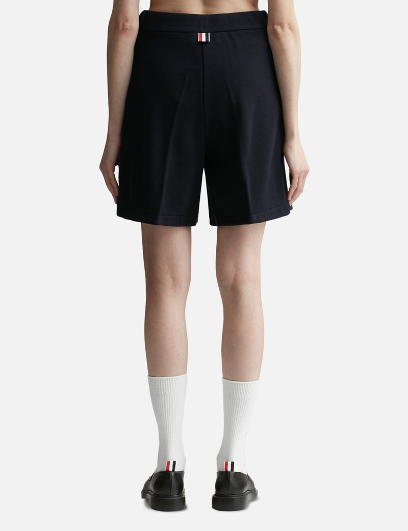 SHORTS HIGH WAISTED IN WOOL MILANO 3