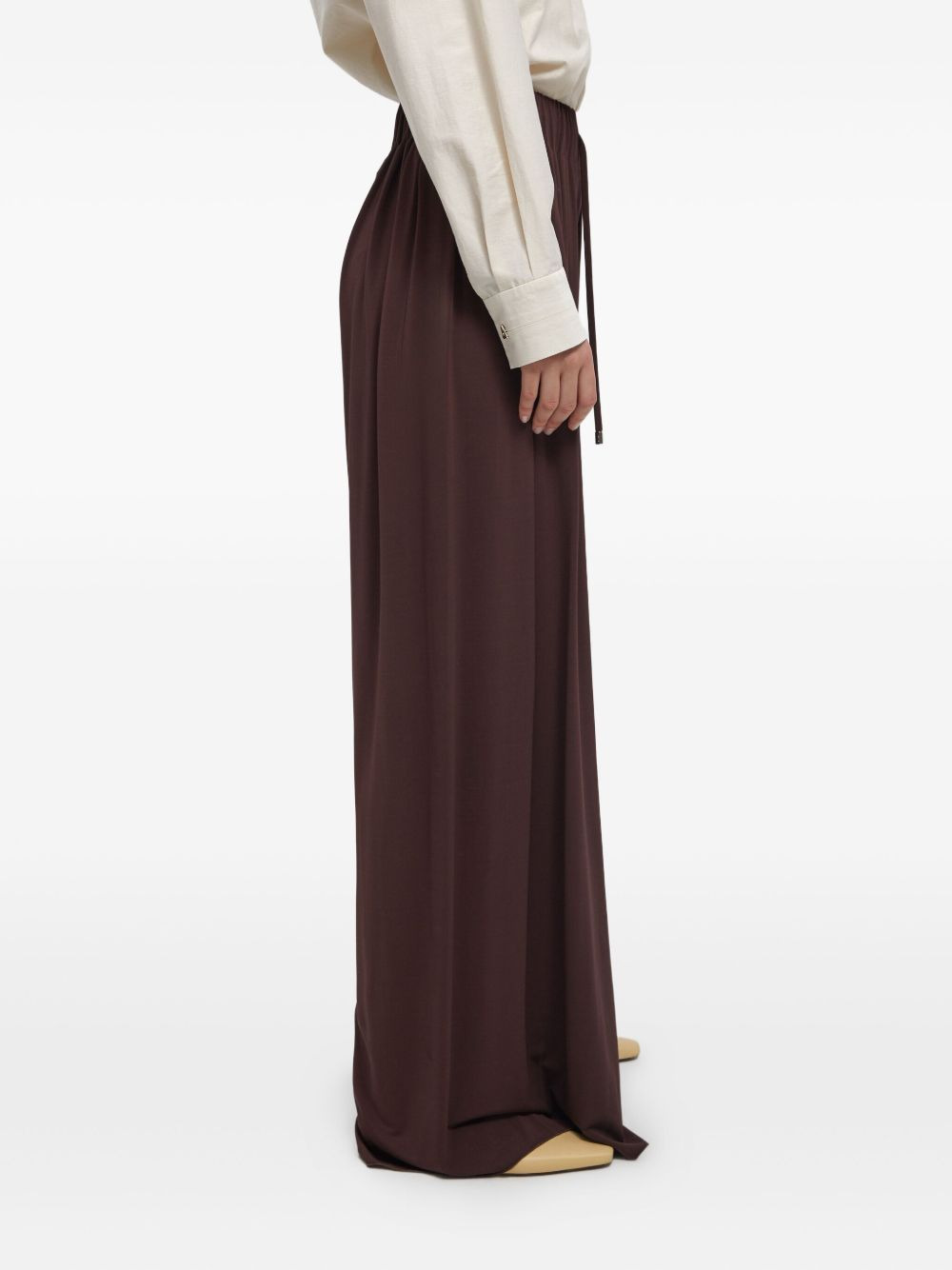 drapey jersey trousers - 4