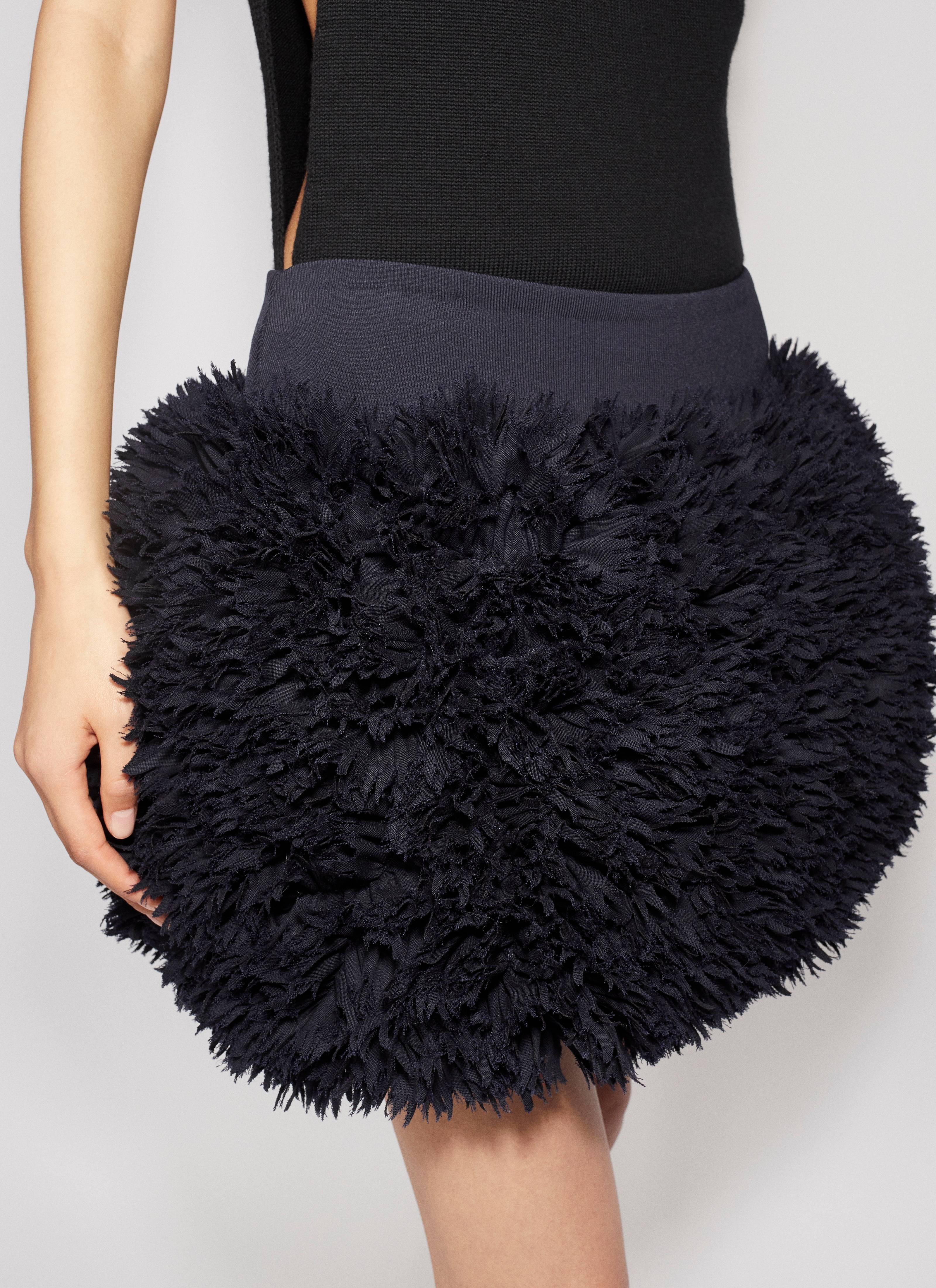 EMBROIDERED FRILL SKIRT - 5