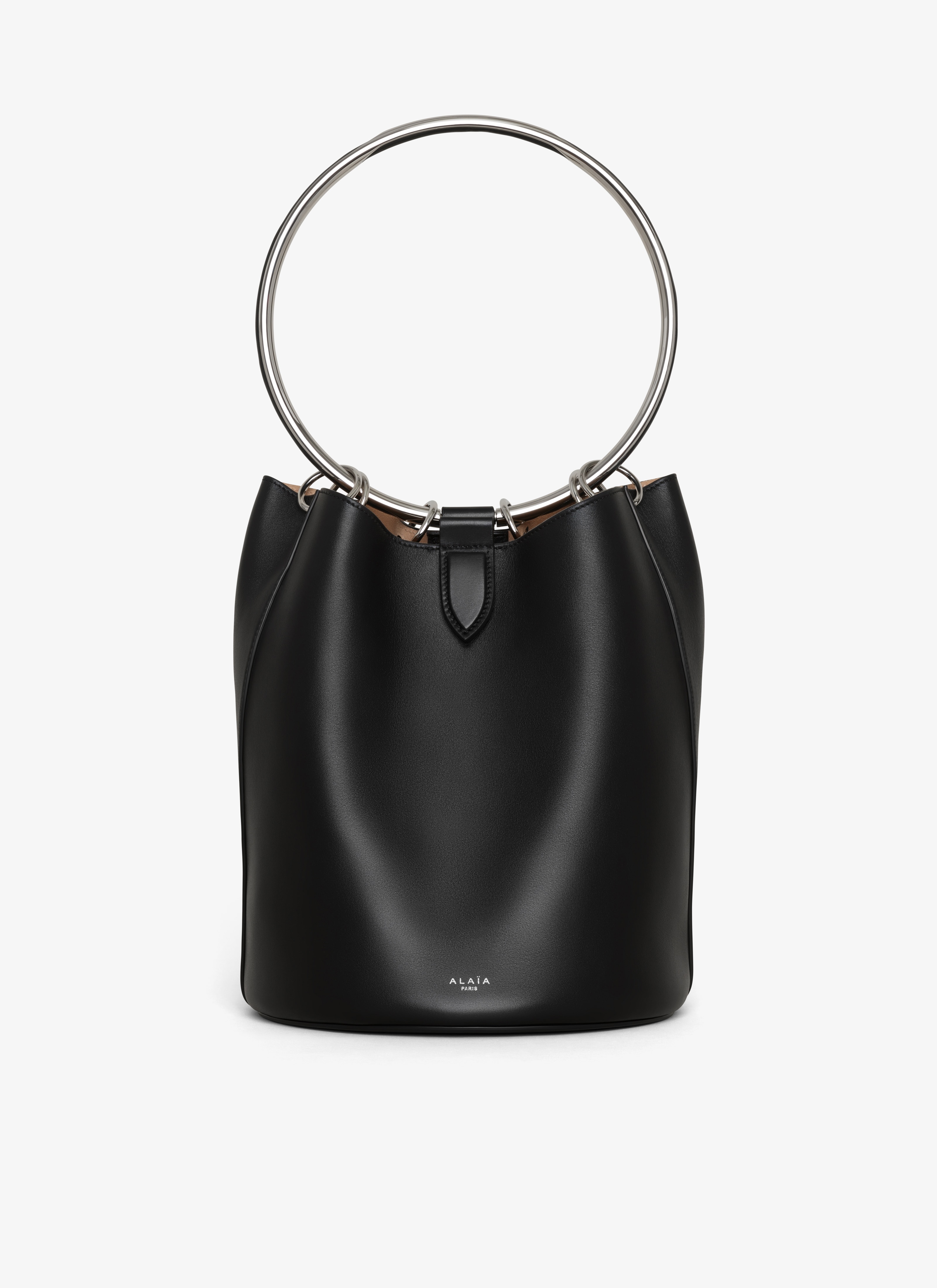 RING LARGE BUCKET BAG IN CALFSKIN - 1