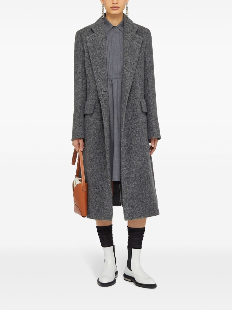 Jil Sander notched-lapel tailored coat outlook
