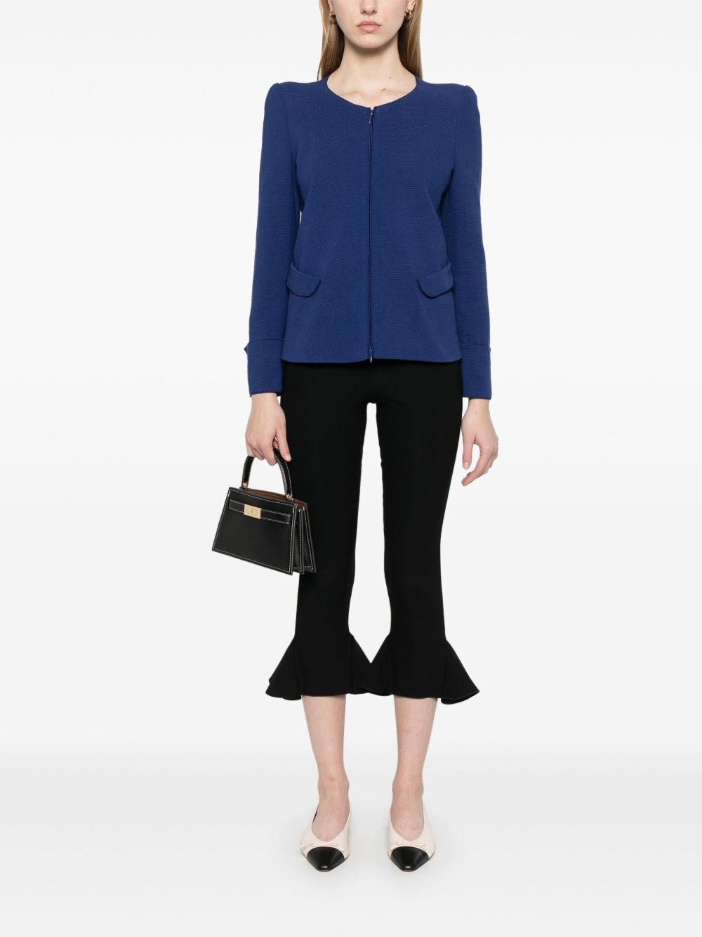 Cotton blazer jacket - 3