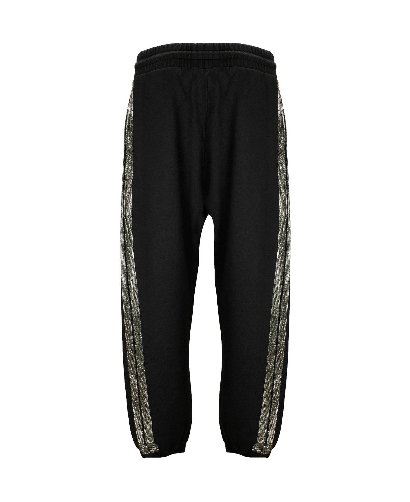 Logo Printed Drawstring Track Pants - 2