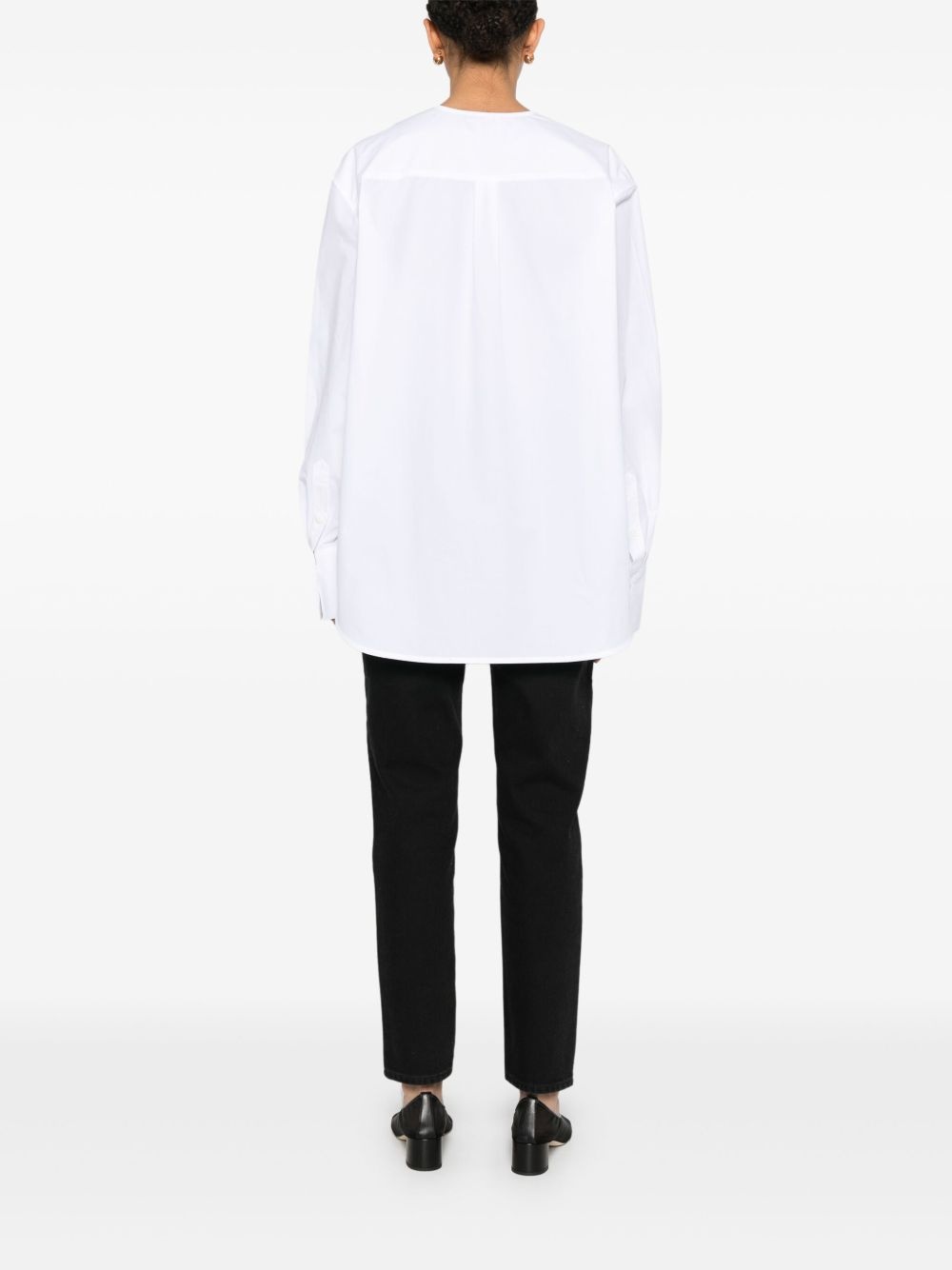 V-neck blouse - 4