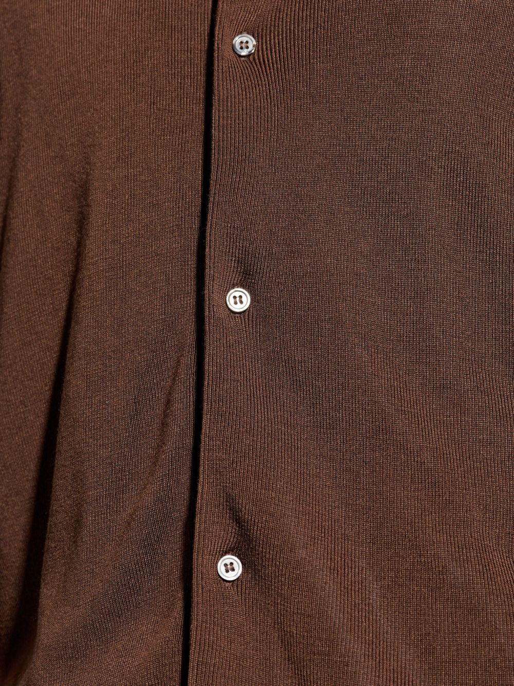 button-fastening cardigan - 5