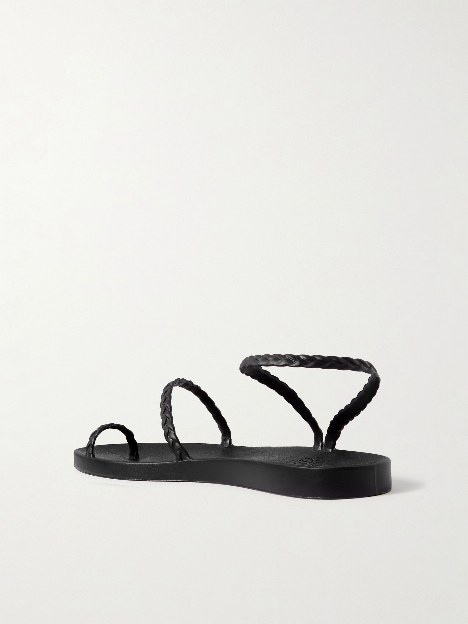 Eleftheria braided rubber sandals Black - 3