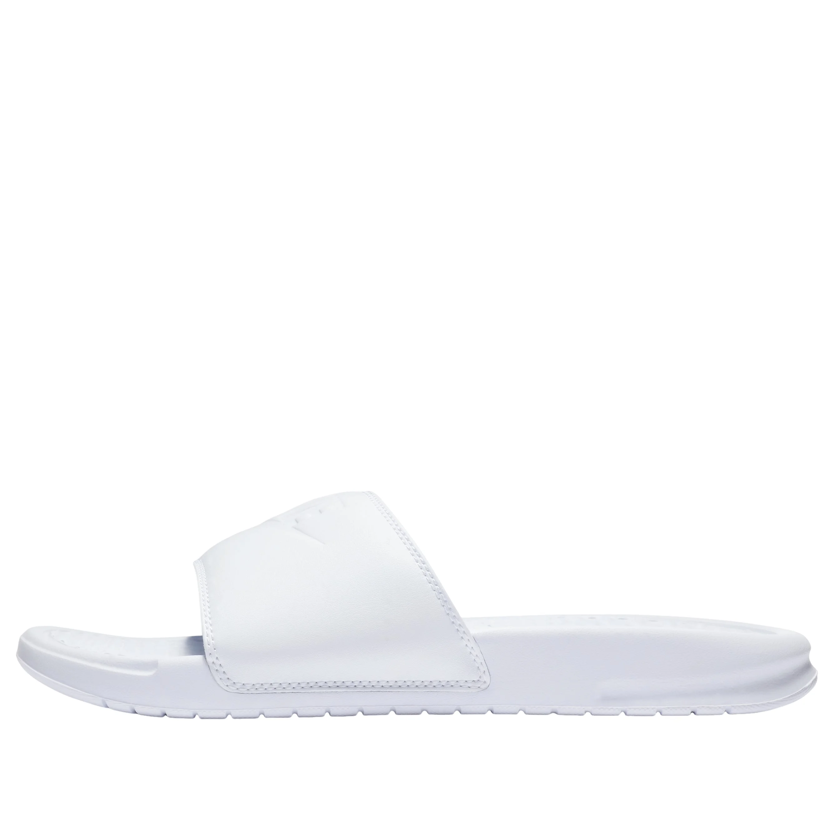 (WMNS) Nike Benassi JDI Slide 'Triple White' 343881-115 - 1