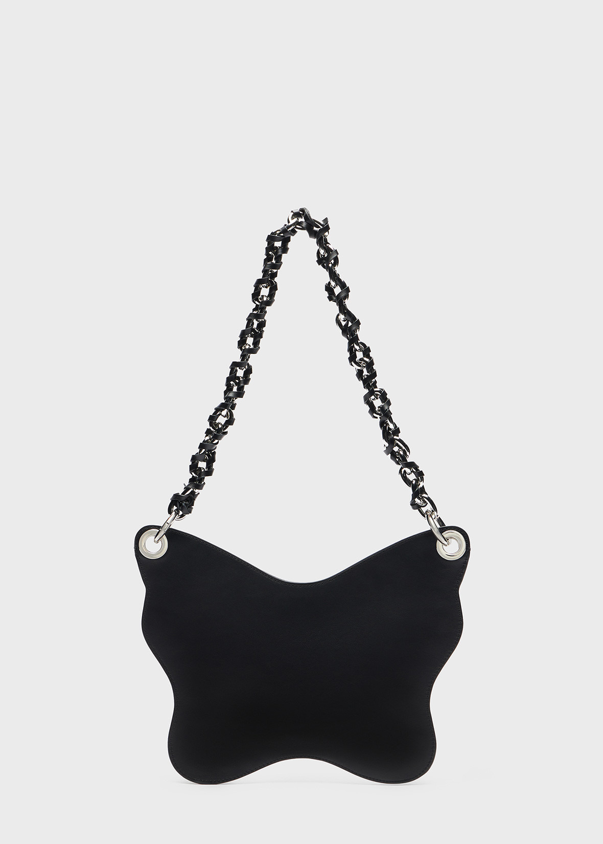 BUTTERFLY MINI LEATHER BAG WITH METAL DETAILS - 3
