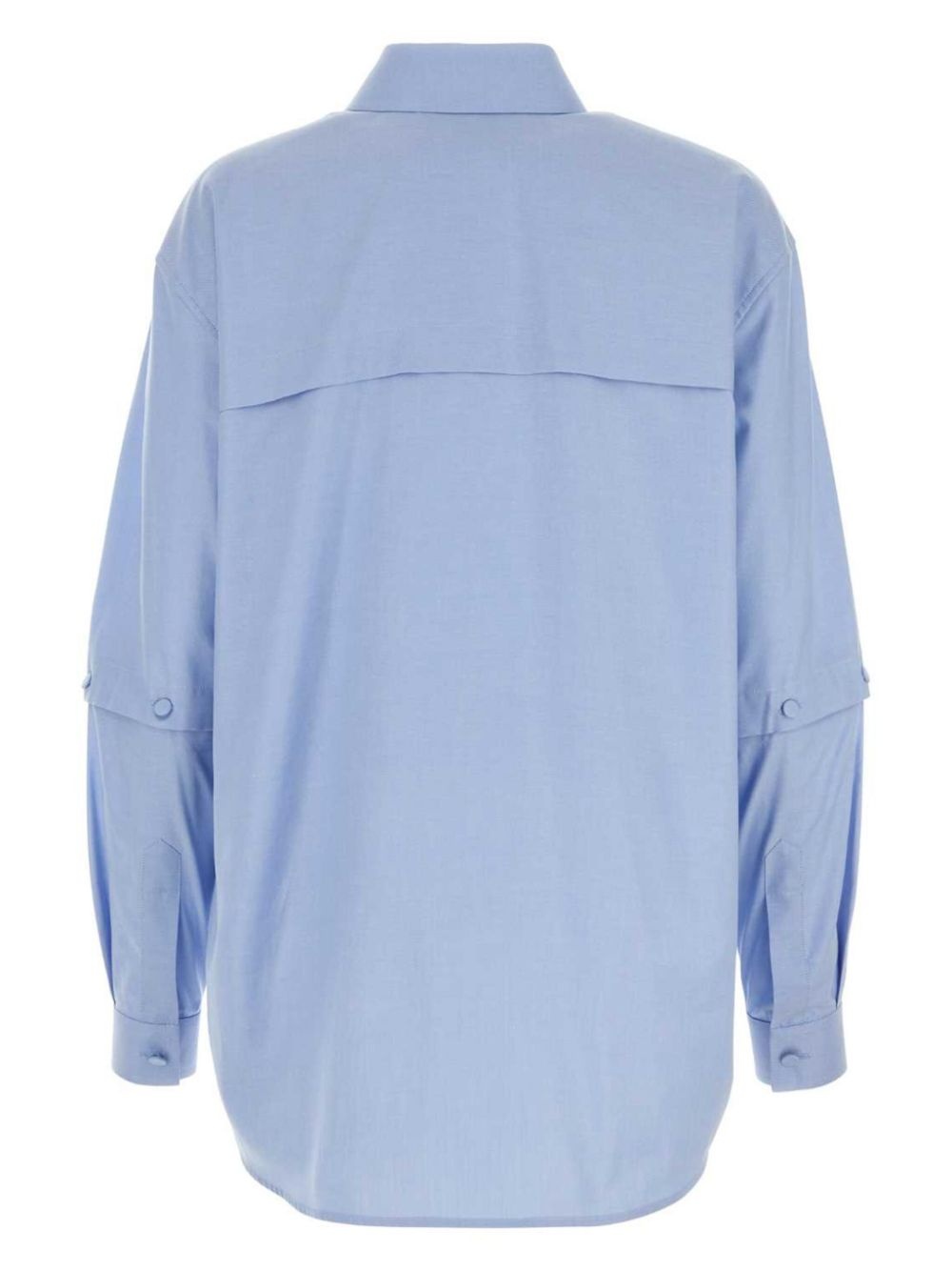 logo-patch detachable-sleeve shirt - 2