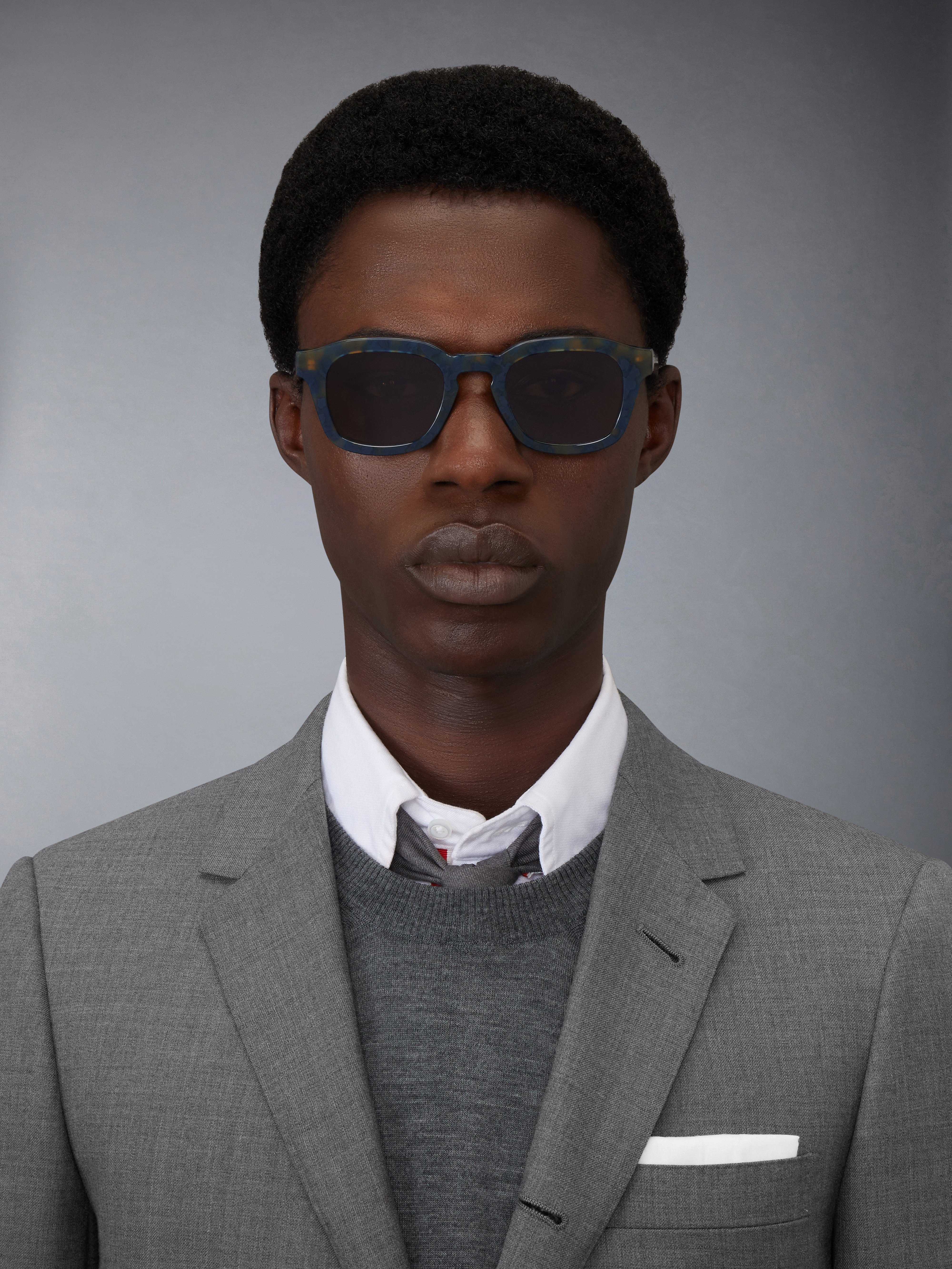 Tortoise Acetate Rectangular Sunglasses - 3