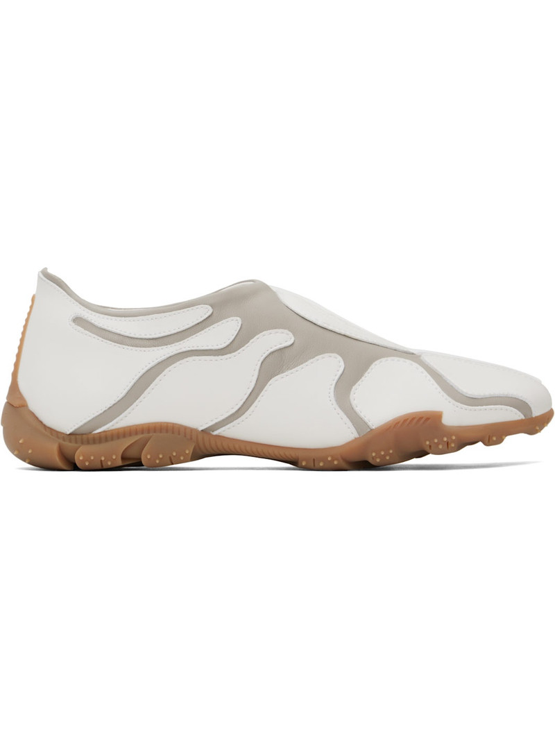 White & Gray DAO Sneakers 1
