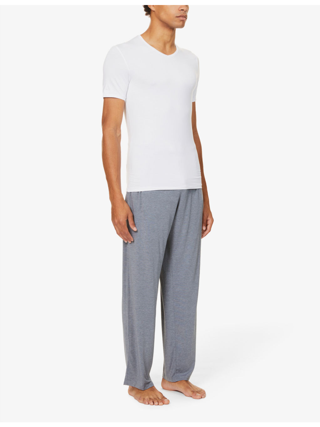 V-neck modal T-shirt - 3