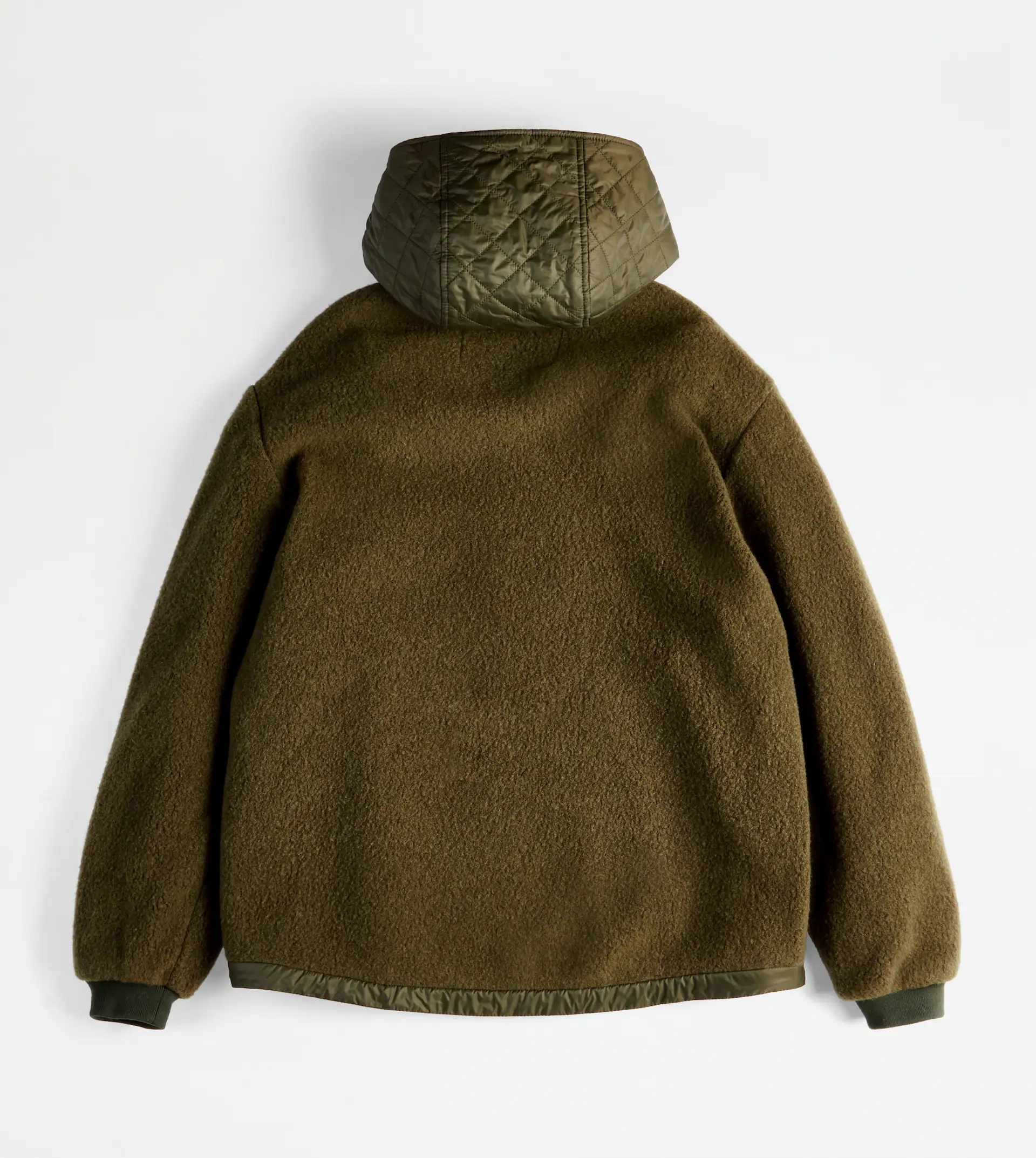 TOD'S CASHMERE BLEND JACKET - GREEN - 8