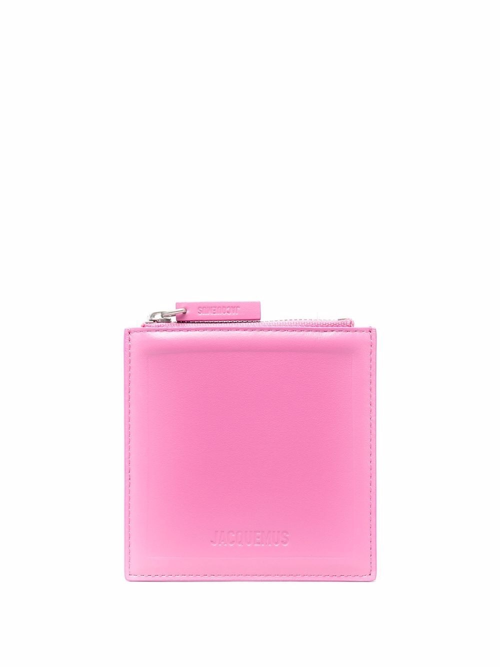 zip-up leather wallet - 1