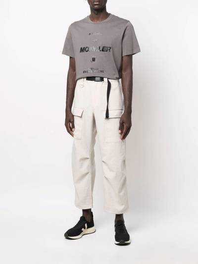 Y-3 wide-leg cropped cargo pants outlook