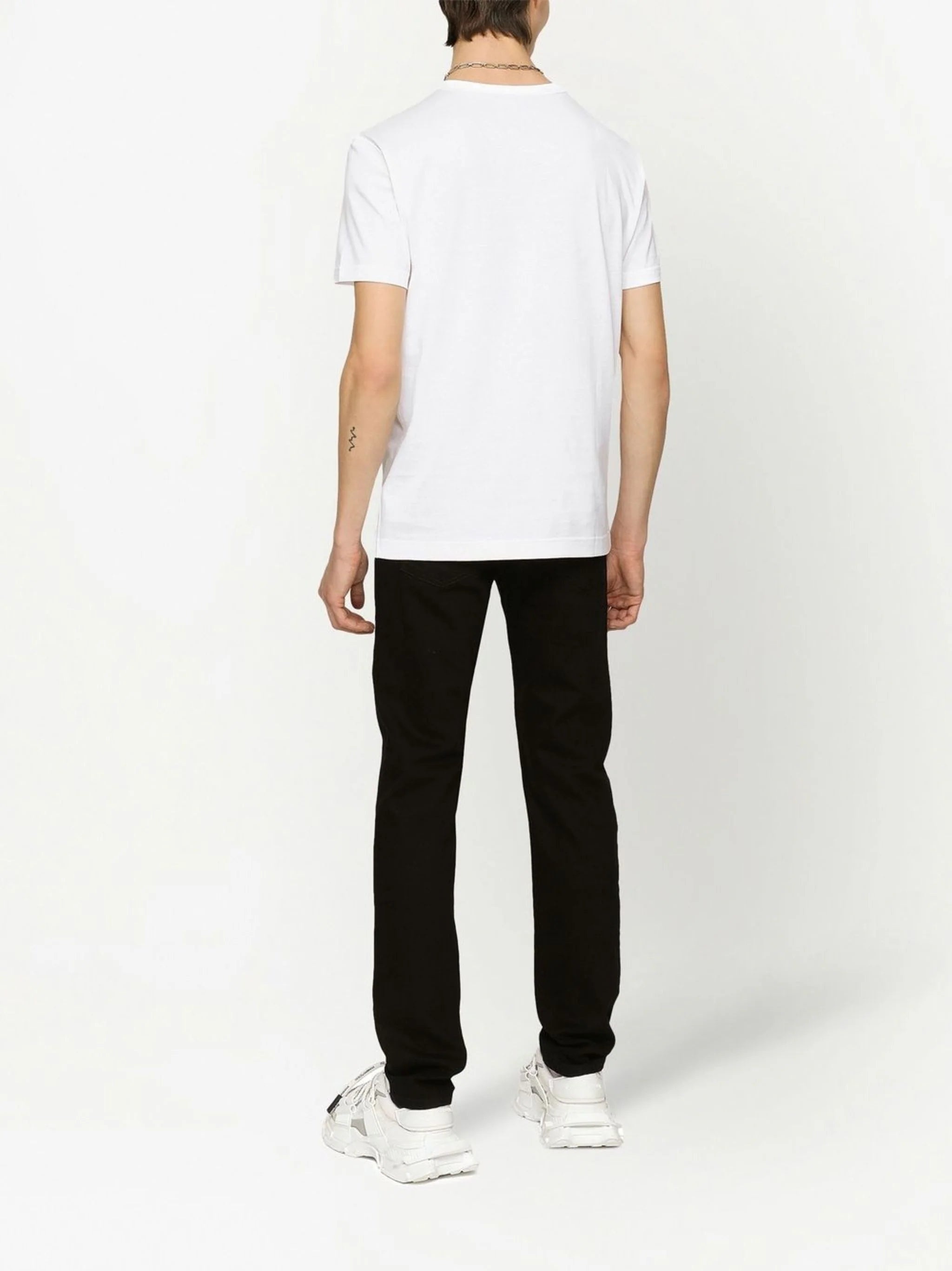 LOGO-TAG COTTON T-SHIRT - 3