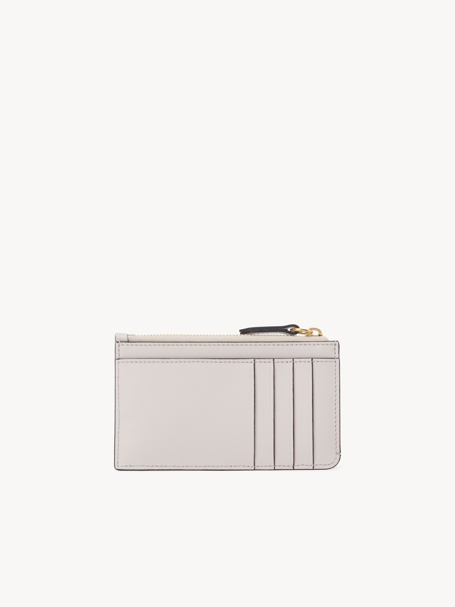 SMALL CHLOÉ ICONIC PURSE WITH CARD SLOTS IN GRAINED LEATHER - 4