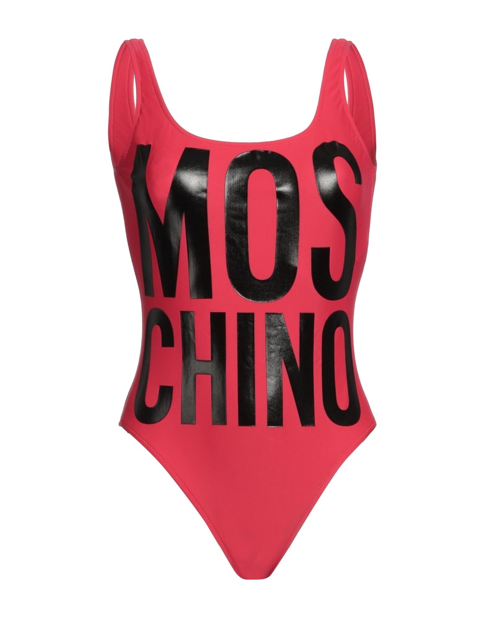 Moschino Coral Women's One-piece Swimsuits yoox REVERSIBLE