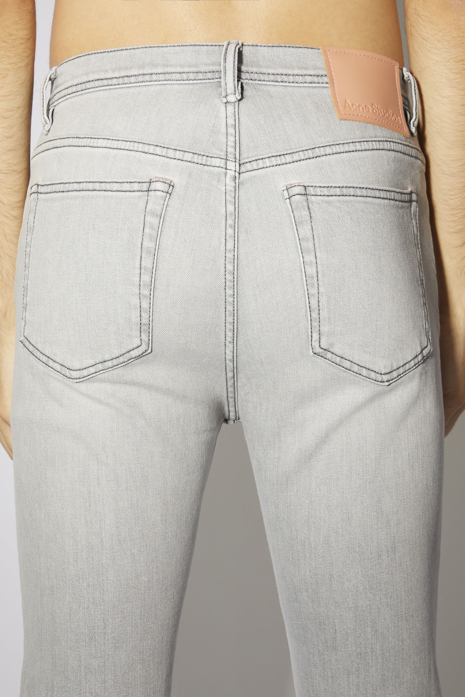 Slim tapered jeans - Stone grey - 7