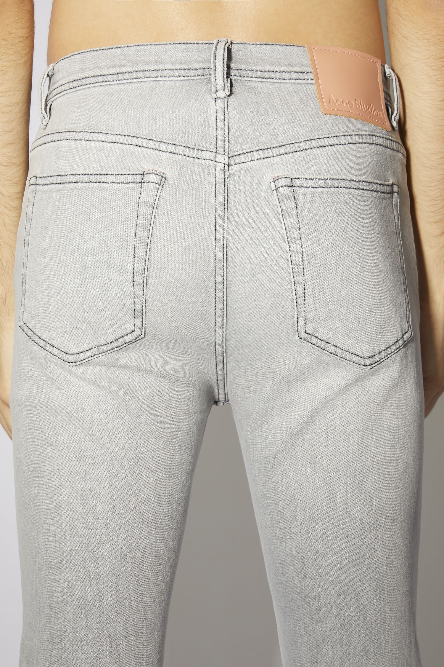 Slim tapered jeans - Stone grey - 7