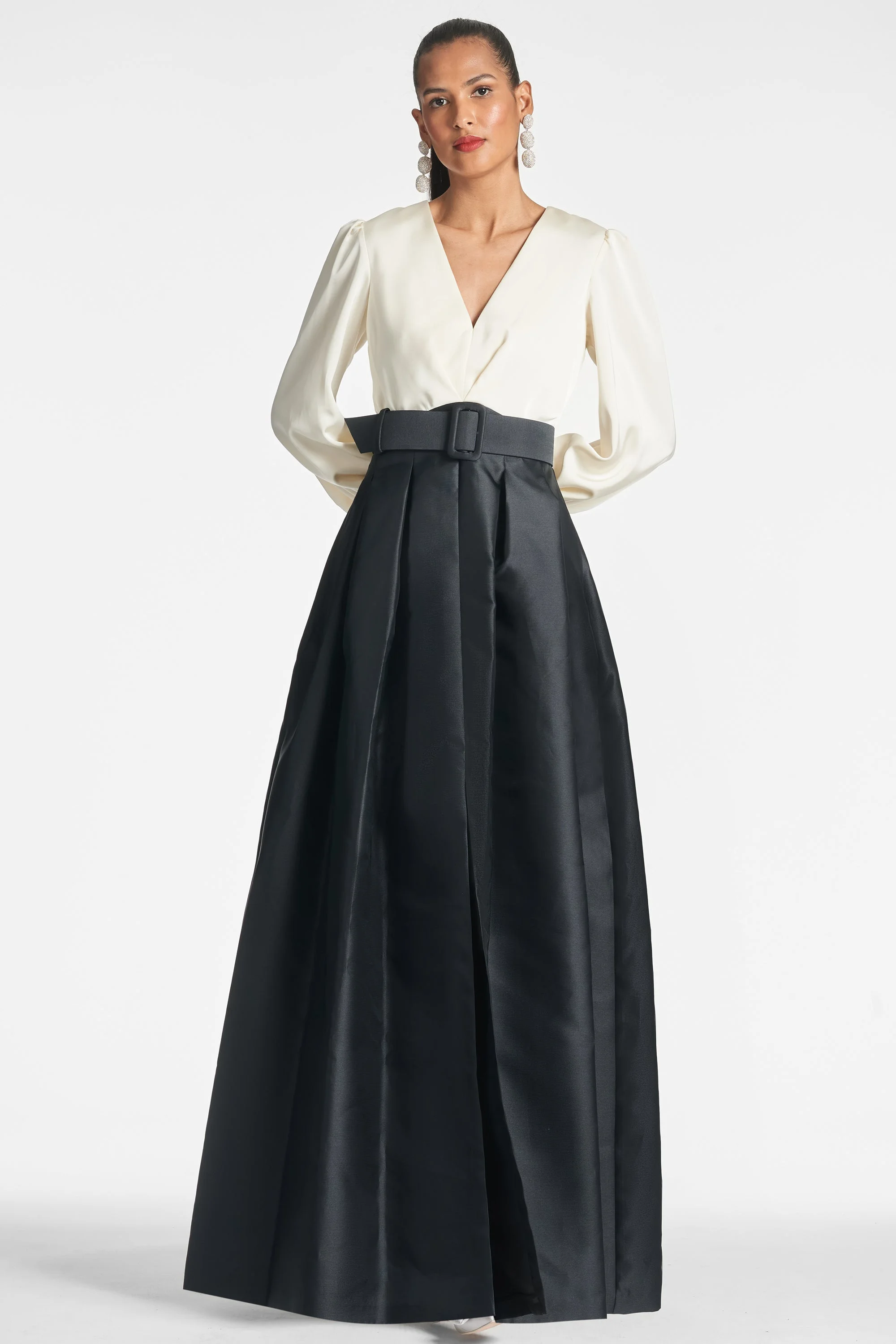 Zoe Gown - Ivory/Black - 1