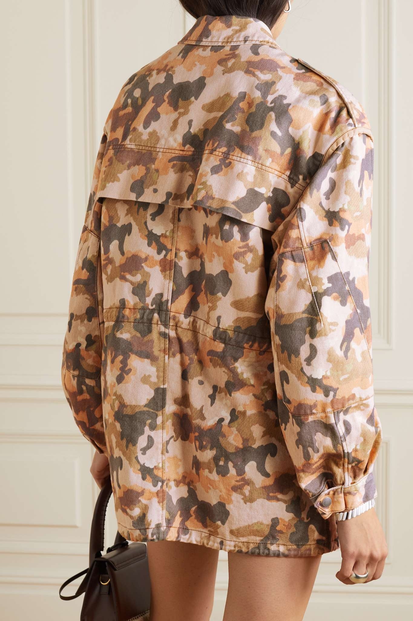 Elize camouflage-print cotton-twill jacket - 4
