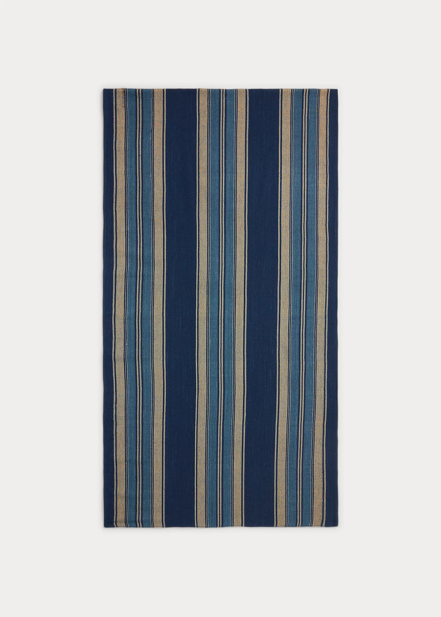 Handwoven Striped Cotton Scarf - 3